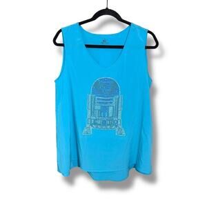 Disney Parks Star Wars R2-D2 Rhinestone Tank Top